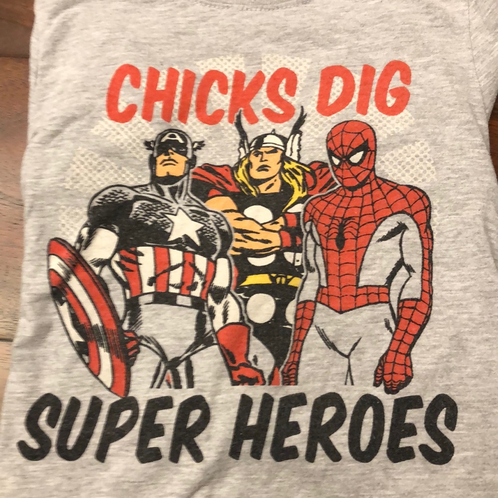 Marvel long sleeve 5t shirt